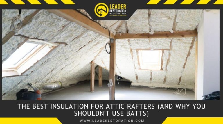 Best Insulation for Attic Rafters (Reasons Not to Use Batts)
